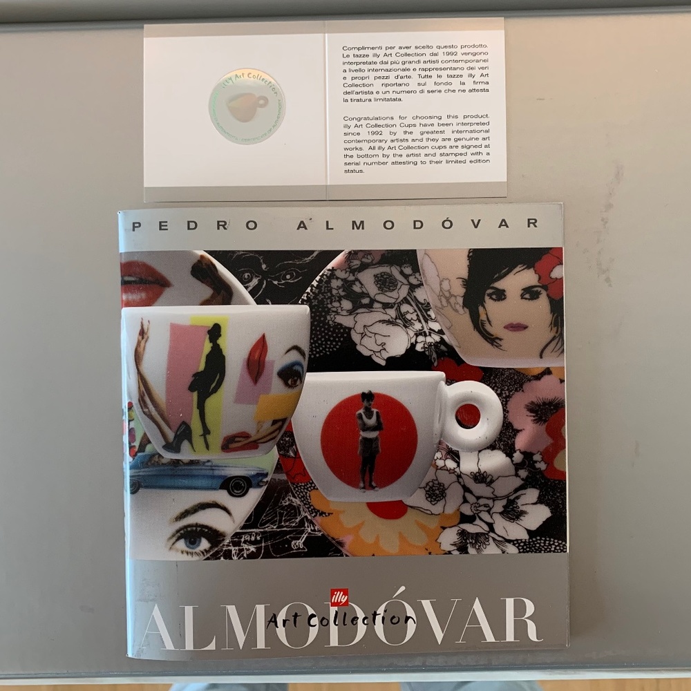 Illy Pedro Almodovar Cappuccino Cup and Saucer (6) Collection from 2009